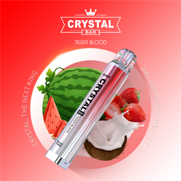 SKE Crystal Vape 600 - Tiger Blood - Einweg E-Zigarette -...