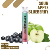 SKE Crystal Bar 600 - Sour Apple Blueberry - Einweg...