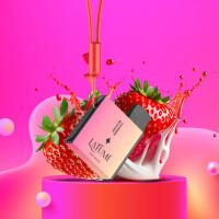 La Fume Cuatro - Strawberry Milkshake - Einweg E-Shisha -...