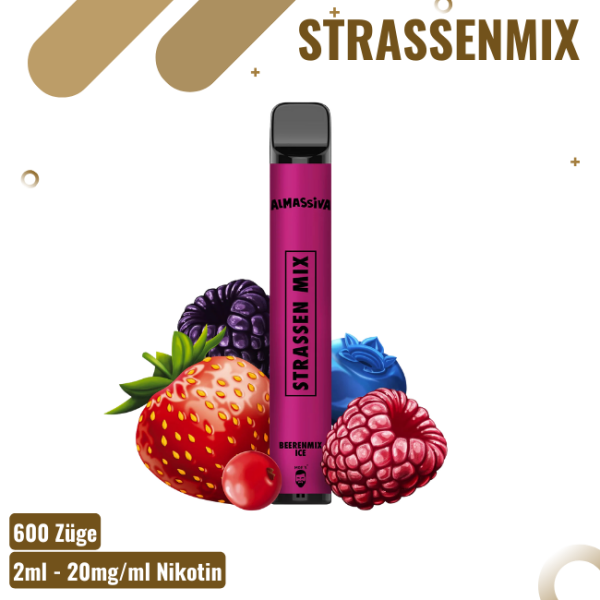 Al Massiva Vape - Strassen Mix - E-Shisha - bis zu 600...