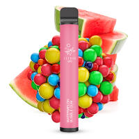 Elf Bar 600 - Watermelon Bubble Gum - Einweg E-Shisha - mit Nikotin - bis zu 600 Z&uuml;ge