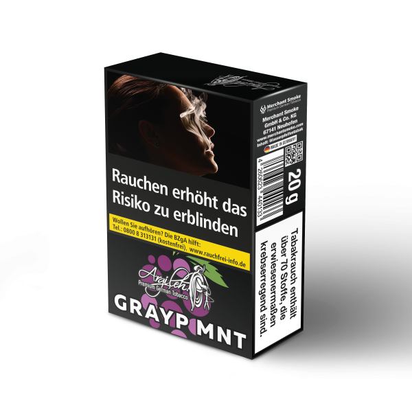 Argileh Tobacco 20g - Grayp Mnt