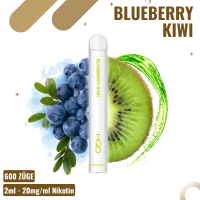 HQD Hoova 600 Plus - Blueberry Kiwi - Einweg E-Zigarette