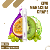 HQD Hoova 600 Plus - Kiwi Maracuja Grape - Einweg...