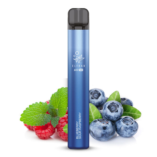 Elf Bar 600 V2 - Blueberry Sour Raspberry - E-Zigarette -...