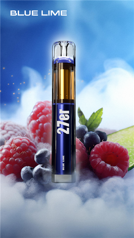 27er Vape 800 - Blue Lime - Einweg E-Shisha