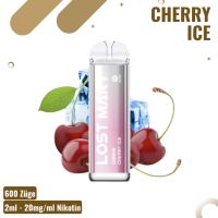 Lost Mary QM600 - Cherry Ice - Einweg Vape - 600 Züge