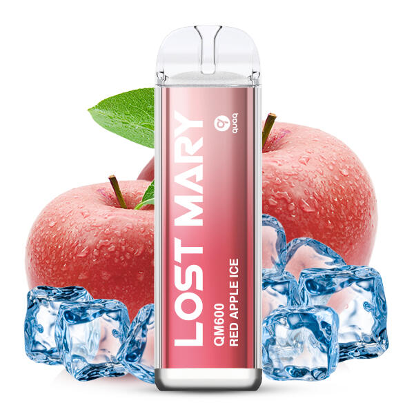 Lost Mary QM600 - Red Apple Ice - Einweg E-Zigarette - 600 Züge