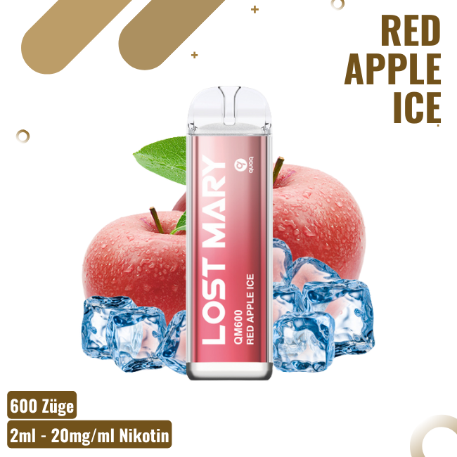 Lost Mary QM600 - Red Apple Ice