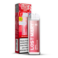 Lost Mary QM600 - Red Apple Ice - Einweg E-Zigarette - 600 Z&uuml;ge