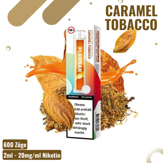 Flerbar M 600 - Caramel Tobacco