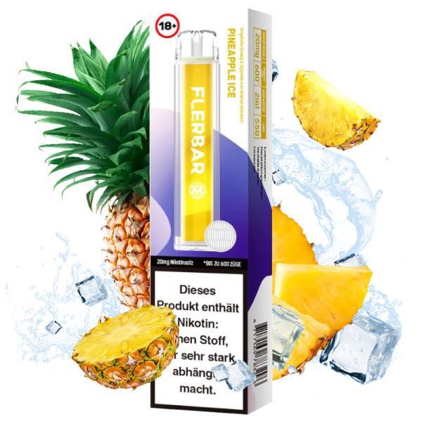 Flerbar Vape 600 - Pineapple Ice - Einweg E-Zigarette