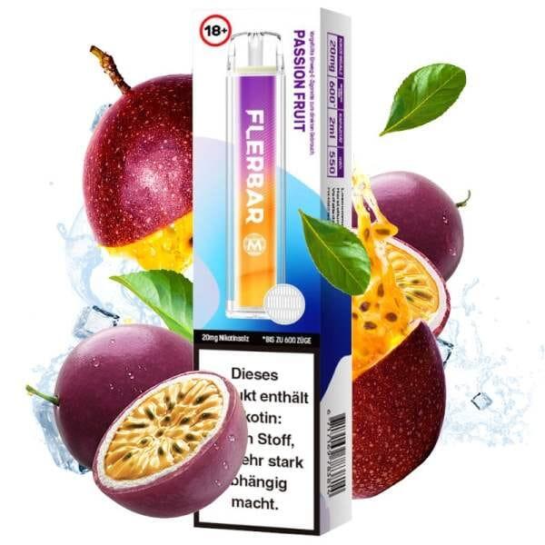 Flerbar Vape 600 - Passion Fruit - Einweg E-Zigarette