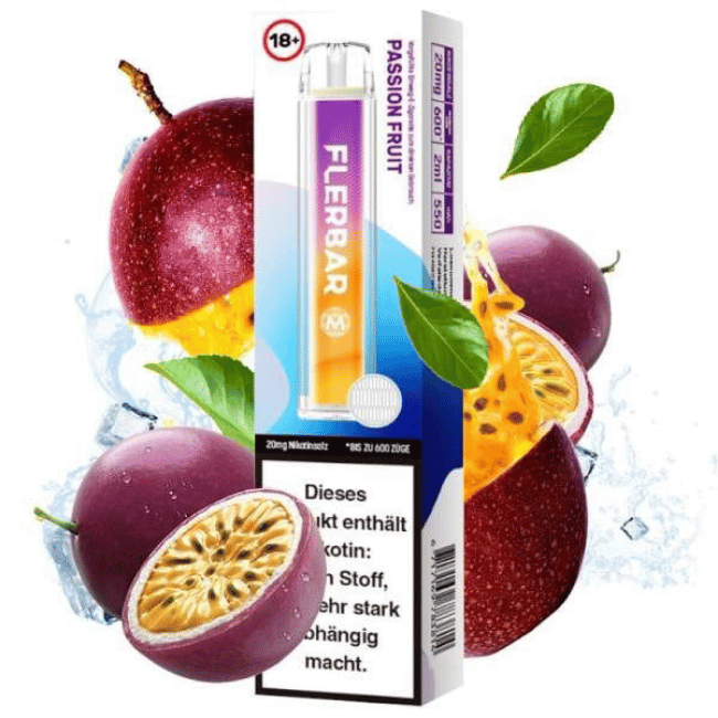 Flerbar Vape 600 - Passion Fruit - Einweg E-Zigarette