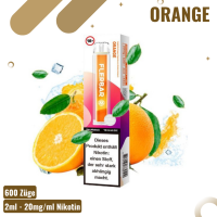 Flerbar Vape 600 - Orange - Einweg E-Zigarette