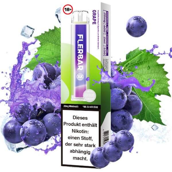 Flerbar Vape 600 - Grape - Einweg E-Zigarette