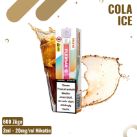 Flerbar Vape 600 - Cola Ice - Einweg E-Zigarette