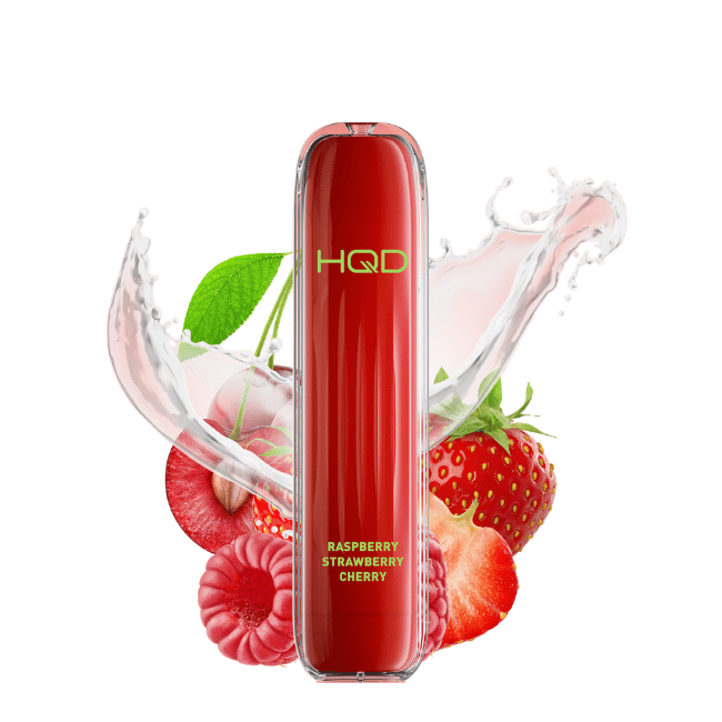 HQD SURV - Raspberry Strawberry Cherry - 18mg/ml
