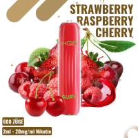 HQD SURV - Raspberry Strawberry Cherry - 18mg/ml
