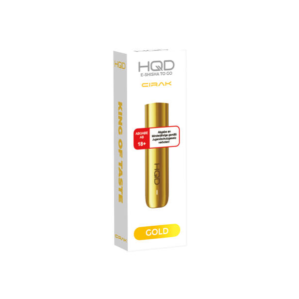 HQD Cirak Basisgerät - Gold - Mehweg E-Zigarette