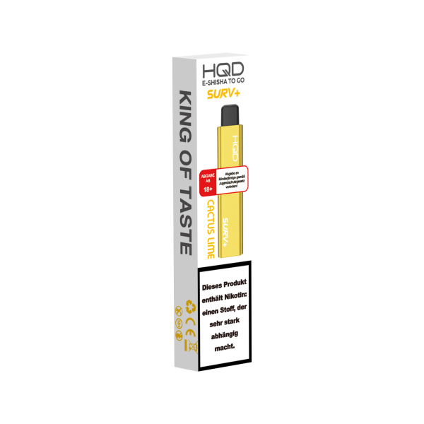 HQD Surv Plus - Cactus Lime - Einweg E-Shisha