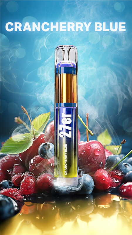 27er Vape 800 - Crancherry Blue - Einweg E-Shisha