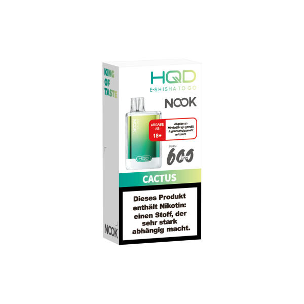 HQD Nook Vape - Cactus - Einweg E-Zigarette