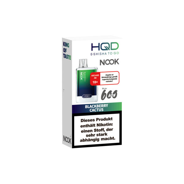 HQD Nook Vape - Blackberry Cactus - Einweg E-Zigarette