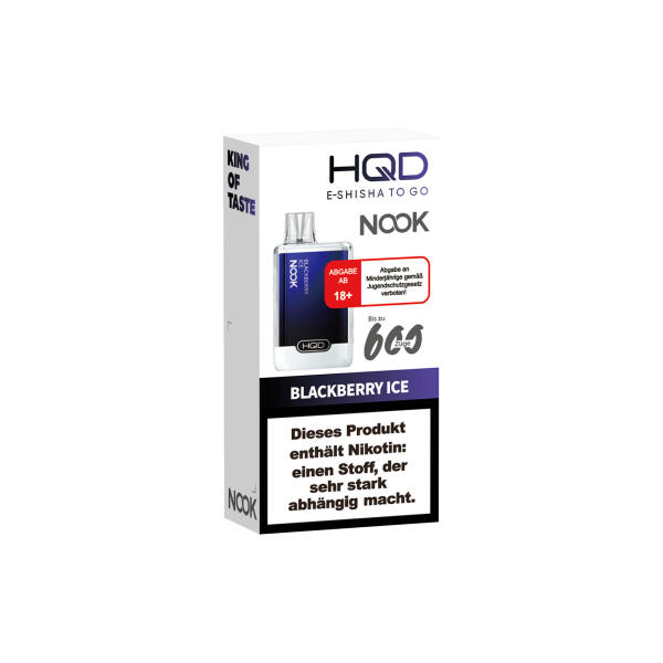 HQD Nook Vape - Blackberry Ice - Einweg E-Zigarette