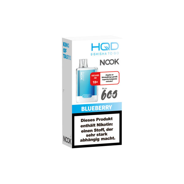 HQD Nook Vape - Blueberry - Einweg E-Zigarette