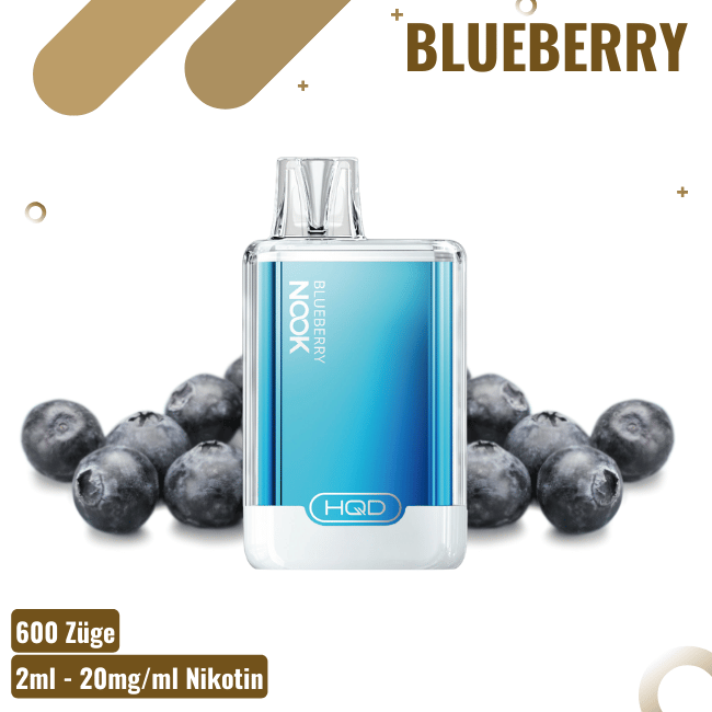 HQD Nook Vape - Blueberry - Einweg E-Zigarette