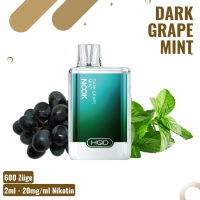 HQD Nook Vape - Dark Grape Mint - Einweg E-Zigarette