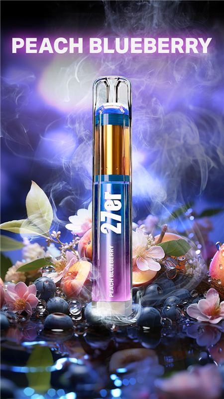 27er Vape 800 - Peach Blueberry - Einweg E-Shisha