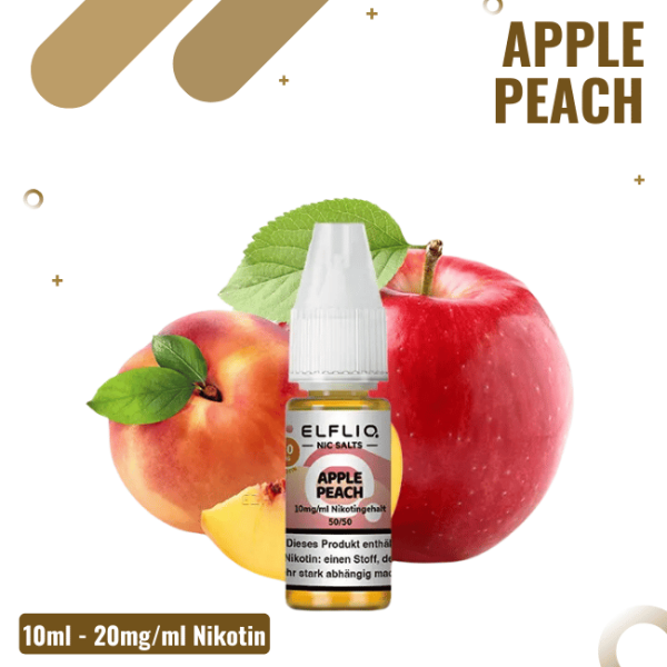 Elf Bar Elfliq 10ml - Apple Peach - 20mg Nikotin -...