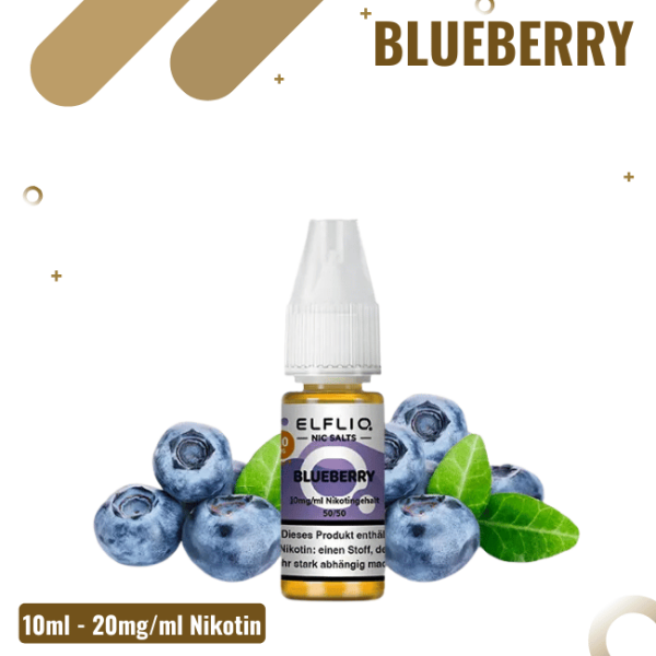 Elf Bar Elfliq 10ml - Blueberry - 20mg Nikotin - Nikotinsalz