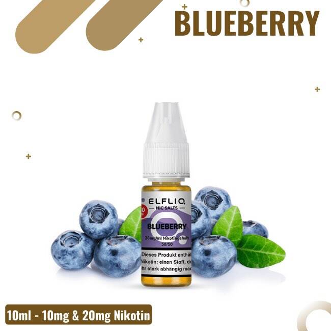 Elf Bar Elfliq 10ml - Blueberry - 20mg Nikotin