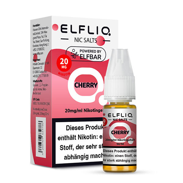 Elf Bar Elfliq 10ml - Cherry - 20mg Nikotin - Nikotinsalz