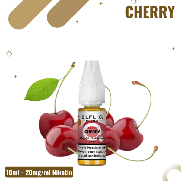 Elf Bar Elfliq 10ml - Cherry - 20mg Nikotin - Nikotinsalz