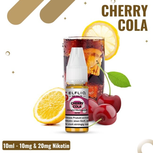 Elf Bar Elfliq 10ml - Cherry Cola - 20mg Nikotin