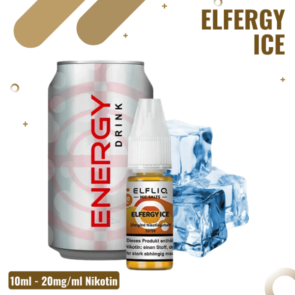 Elf Bar Elfliq 10ml - Elfergy Ice  - 20mg Nikotin -...