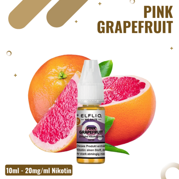 Elf Bar Elfliq 10ml - Pink Grapefruit - 20mg Nikotin -...