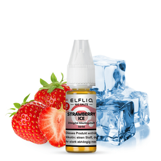 Elf Bar Elfliq 10ml - Strawberry Ice - 20mg Nikotin