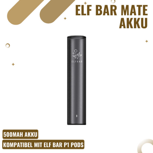 Elf Bar Mate 500 - Black - Basisgerät - Pod Kit