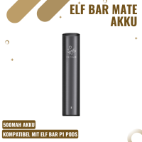 Elf Bar Mate 500 - Black - Basisger&auml;t - Pod Kit