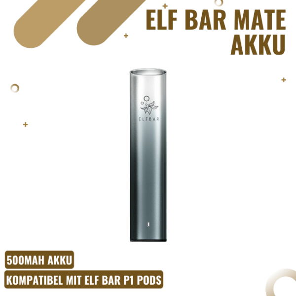 Elf Bar Mate 500 - Black Grey - Basisgerät - Pod Kit