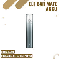 Elf Bar Mate 500 - Black Grey - Basisger&auml;t - Pod Kit