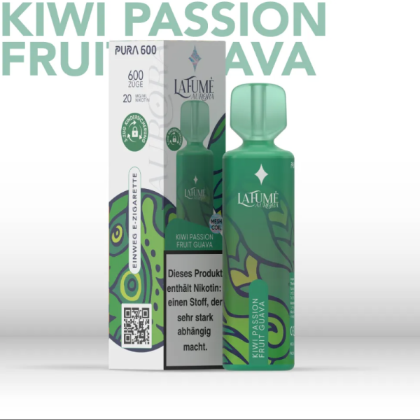 La Fume Aurora Vape - Kiwi Passionfruit Guava - Einweg...