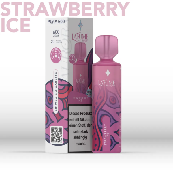 La Fume Aurora Vape - Strawberry Ice - Einweg E-Shisha