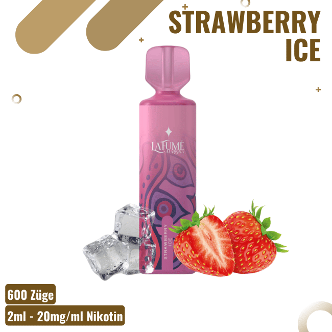La Fume Aurora - Strawberry Ice - Einweg Vape