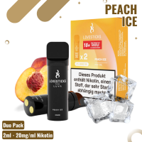 Lovestick Luva Pods - Peach Ice - 2er Pack - 20mg/ml